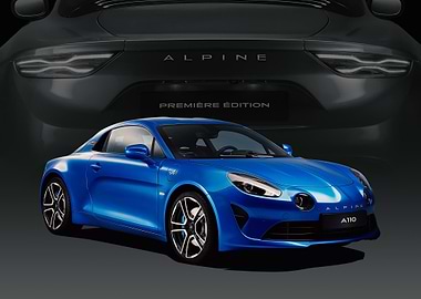 Blue Alpine A110 Première Édition
