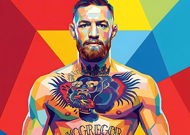 Conor McGregor Pop Art Portrait