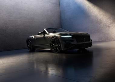 Matte Black Bentley Convertible