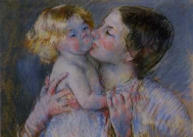 Un baiser pour bébé Anne