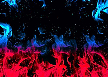 Abstract Fire and Sparks