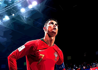 Cristiano Ronaldo in Portugal Jersey