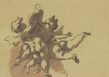 Cherubs in dynamic pose