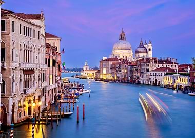 Venice Grand Canal at Dusk