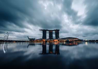 Marina Bay Sands at Blue Hour