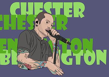 Chester Bennington Illustration