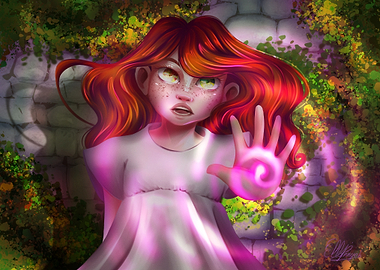 Althéa with Magical Aura
