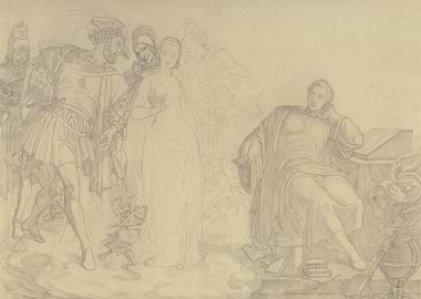 Allegorical Scene with Figures and a Scholar