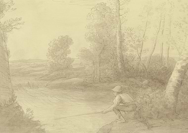 Fisherman by the River