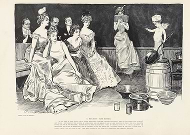 A Receipt for Kisses Illustration