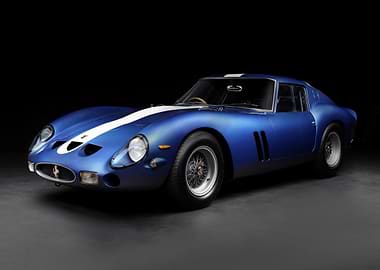 Blue Ferrari 250 GTO