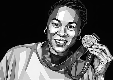 Athlete with Sydney 2000 Medal