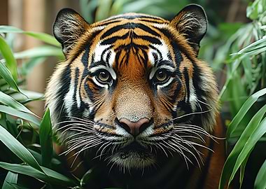 Close-up of a Tiger's Face