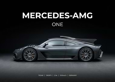 Mercedes-AMG ONE Hypercar poster