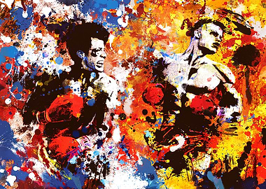 Heavyweight Ring Rivalry Art