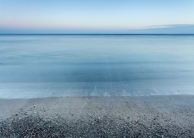 Serene Beach at Dusk