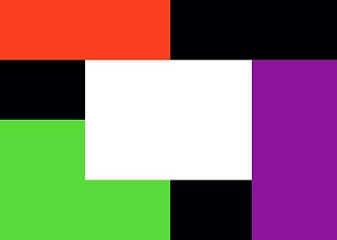 Abstract Geometric Color Blocks