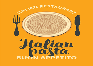 Italian Restaurant Pasta Advertisement