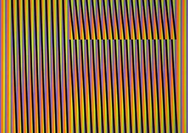 Op Art Stripes, carlos cruz diez art