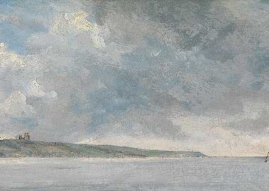 Coastal Landscape with Castle Ruins
