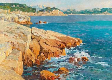 Coastal Landscape Painting