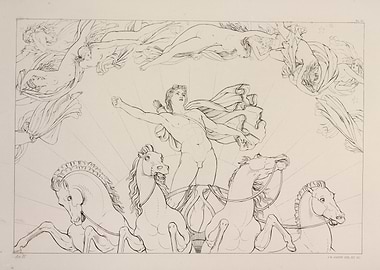 Apollo Chariot Drawing
