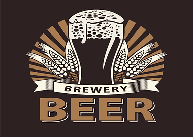 Brewery Beer Emblem