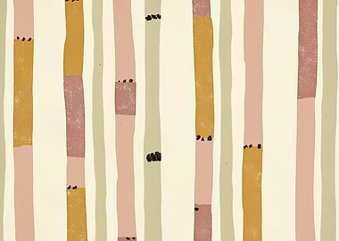 Abstract Vertical Stripes with Dots