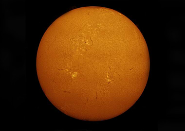 The Sun with Sunspots