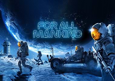 For All Mankind Astronauts on Moon
