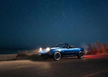 Mazda 'Miata' MX5 - Night beach 01