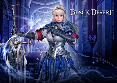 Black Desert Warrior with Sword