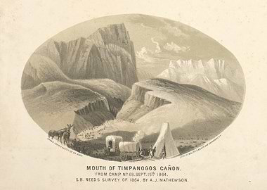 Mouth of Timpanogos Cañon