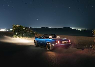 Mazda 'Miata' MX5 - Night beach 02
