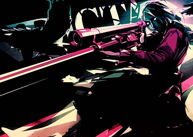 Woman with Sniper Rifle