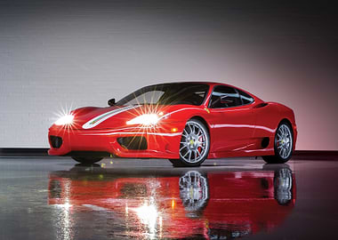 Red Ferrari 360 Modena