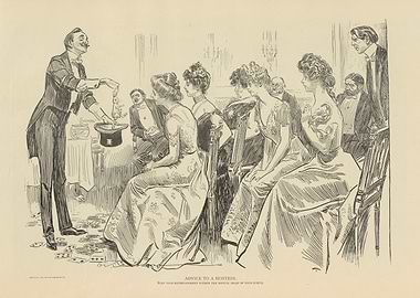 Magician Entertains at a Social Gathering
