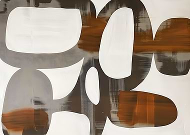 Abstract Shapes in Earth Tones