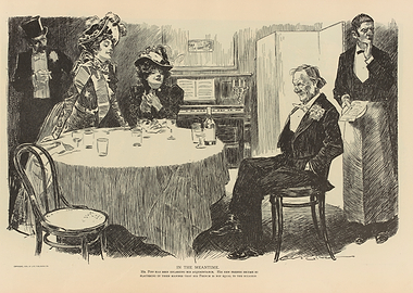 Victorian Era Dinner Scene