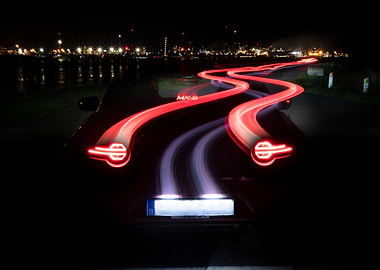 Mazda MX-5 Light Painting