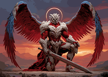 Angelic Warrior with Sword