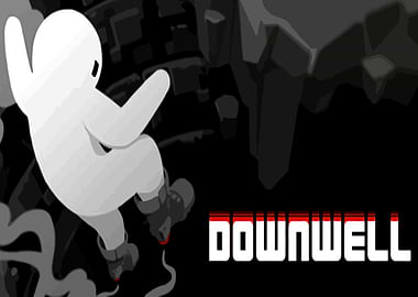 Downwell Landscape Game Art