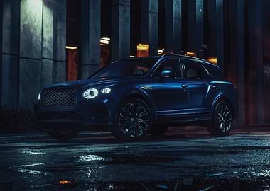 Bentley Bentayga at Night