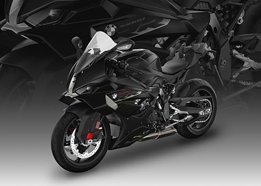 Black BMW S1000RR Motorcycle