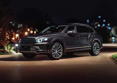 Bentley Bentayga at Night