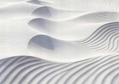 Abstract White Sand Dunes