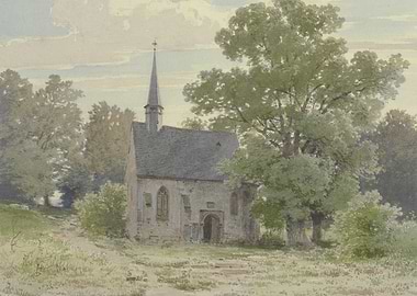 Chapel in a Forest Clearing