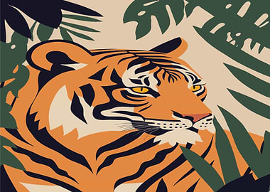 Tiger in Jungle
