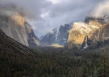 Yosemite Valley in Winter Light