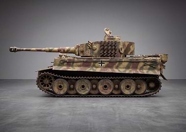 German Tiger I Tank Model